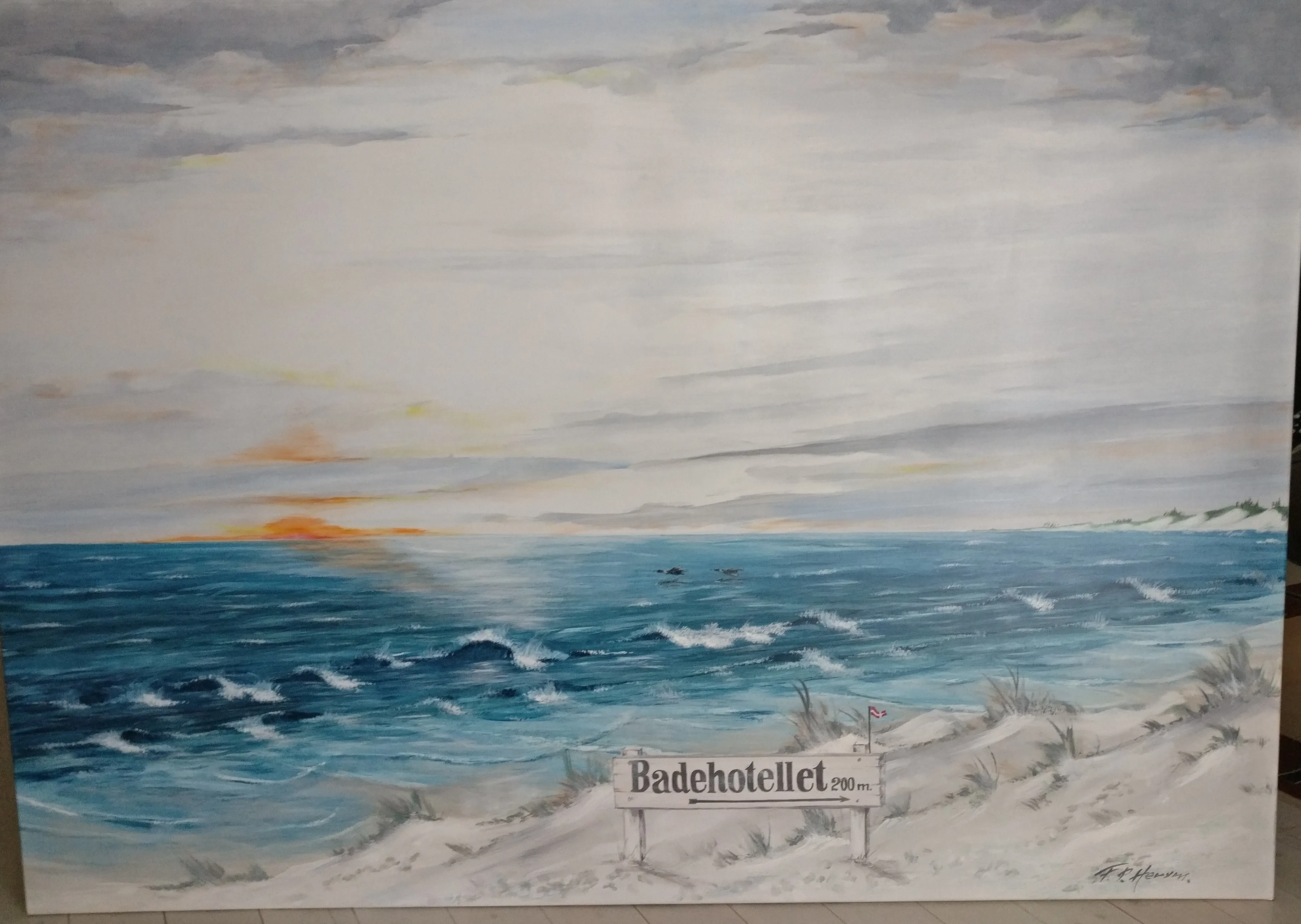 Maleri nr 132 140 cm X 200 cm